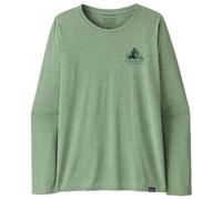 Patagonia - Women's L/S Cap Cool Daily Graphic Shirt - Lands - Haut à manches longues - XL - chouinard crest ellwood green x-dye