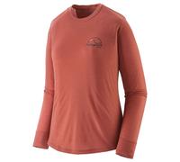 Patagonia - Women's L/S Cap Cool Merino Graphic Shirt - Haut en mérinos - L - imagine moon potters red