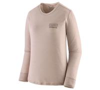 Patagonia - Women's L/S Cap Cool Merino Graphic Shirt - Haut en mérinos - M - fitz roy strata shroom taupe