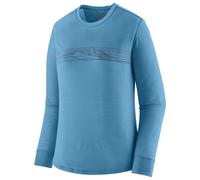 Patagonia - Women's L/S Cap Cool Merino Graphic Shirt - Haut en mérinos - M - strata stripe shore blue