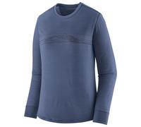 Patagonia - Women's L/S Cap Cool Merino Graphic Shirt - Haut en mérinos - XL - strata stripe current blue