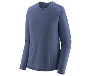 Patagonia - Women's L/S Cap Cool Merino Shirt - Haut en mérinos - S - current blue