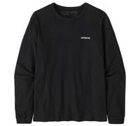 PATAGONIA W's L/s P-6 Logo Responsibili-tee - Femme - Noir - taille XS- modèle 2026