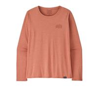 Patagonia - Women's L/S Cap Cool Daily Graphic Shirt - Haut à manches longues - XS - strataspire moment pink x-dye