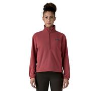 Polaire patagonia micro d 1 2 zip rouge femme