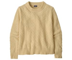 Patagonia - Women's Recycled Wool Crewneck Sweater - Pull en laine - L - chevron cable dark natural