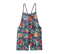Patagonia - Women's Tidal Threads Romper - Salopette femme Wrasse: Wetland Blue - M