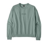 Patagonia - Women's 95 Oval Logo Daily Crew - Pull - S - cover green