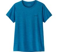 PATAGONIA W's Cap Cool Daily Shirt - Boardshort Logo - Femme - Bleu - taille L- modèle 2026