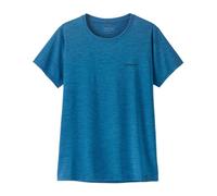 Patagonia - W's Cap Cool Daily Shirt - Boardshort Logo - T-shirt femme Aquatic Blue - Light Aquatic Blue X-Dye - M
