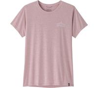 Patagonia T-shirt de randonnée W's Cap Cool Daily Cloud Crag – léger et respirant – Femme M Violet