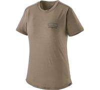 PATAGONIA W's Cap Cool Merino Blend Graphic Shirt - Femme - Beige / Marron - taille L- modèle 2026