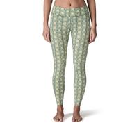 Patagonia - W's Cap MW Bottoms - Collant thermique femme Sun Quilt: Blue Sage - L