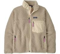 Patagonia - Polaire coupe-vent à col zippé - W's Classic Retro-X Jkt Natural w/Light Violet pour Femme - Taille L - Beige Beige L
