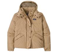Patagonia - W's Downdrift Jacket Oar Tan Seabird Grey - L - Doudoune