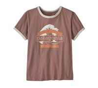 Patagonia - Women's Great Waves Ringer Tee - T-shirt - S - moonrise taupe