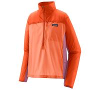 Patagonia - W's Houdini Stash 1/2 Zip Coal Orange - M - Veste de trail
