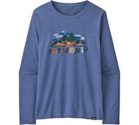 PATAGONIA W's L/s Cap Cool Daily Graphic Shirt - Femme - Bleu - taille M- modèle 2026