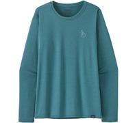 PATAGONIA W's L/s Cap Cool Daily Graphic Shirt - Femme - Bleu - taille XS- modèle 2025