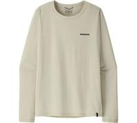 Patagonia T-shirt manches longues Cap Cool Daily – Boardshort Logo – Femme – Dyno White – L