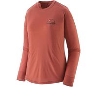 Patagonia - T-shirt en laine de mérinos - W's L/S Cap Cool Merino Blend Graphic Shirt Imagine Moon: Potters Red pour Femme en Laine - Taille XS - Rouge XS