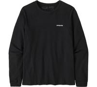 PATAGONIA W's L/s P6 Logo Responsibili-tee - Femme - Noir - taille XS- modèle 2026