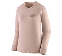 Patagonia - Women's L/S Cap Cool Merino Graphic Shirt - Haut en mérinos - XS - fitz roy strata shroom taupe