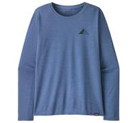 Patagonia - W's LS Capilene Cool Daily Graphic Driftways Current Blue X Dye - M - Tee-shirt de rando