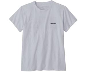 PATAGONIA W's P-6 Logo Responsibili-tee - Femme - Gris / Blanc - taille L- modèle 2026