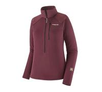 Patagonia - Women's R1 Ultralight 1/2-Zip - Pull polaire - L - berry fig