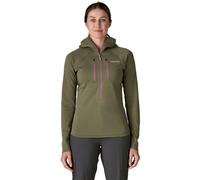 Patagonia Polaire zippée à capuche W's R1 Ultralight Hoody ultralégère Basin Green Femme XS