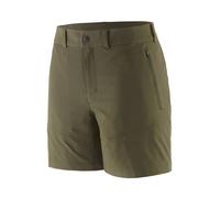 Patagonia - Women's Terravia Trail Shorts 6'' - Short - 44 - basin green