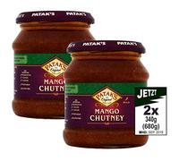 Patak S doux chutney de mangue 2 x 340 g (680g) - Le restaurant indien préférée