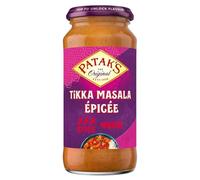 PATAK'S - Sauce curry Tikka Masala Epicée | Savoureux mélange d'épices | Idéal pour vos plats indiens | le pot de 450g | LOT DE 3