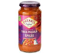 Patak's Sauce Tikka Masala Épicée - Sauce Curry Indienne Piquante à la Tomate, au Piment et à la Coriandre - Prête à l’Emploi - Format Familial - 450 g