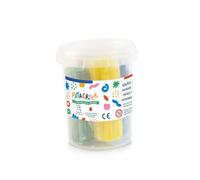 Patalege seau pains 4x80g pâte à modeler couleurs qui ne sèche pas
