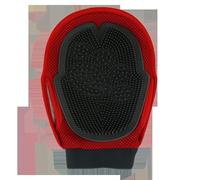 Patapalooza Gant pour Animaux de Compagnie avec Brosse à Poils Souples, idéal pour Le toilettage, l'élimination des Poils et Le Massage des Animaux.