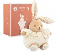 Patapouf musical Lapin creme - 17 cm Rose G