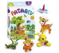 PATAREV - BLISTER - 5 POTS 18 G, Bleu/Jaune/Rouge/Blanc/Vert