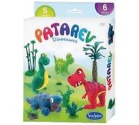 Sentosphère Patarev – Pâte à modeler, Blister 5 pots Dinosaures – Dès 6 ans – Assemblé en France