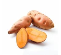 Patate Douce Fraîche, Orange, 1kg, Riche en Vitamines A et C, Polyvalente pour Rôtir ou Purée