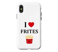 Patate Humour Frite Amour Nourriture patates i Love Frites Coque pour iPhone X/XS