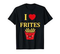 Patate Humour Frite amour nourriture patates i love Frites T-Shirt
