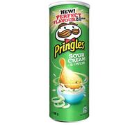 Pringles - Chips crème aigre oignon 165gr | Tube A 165 grammes | 19 pièces