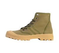 Bottes PATAUGAS Originale - Vert Olive - Coton Bio - Lacets - Femme 36
