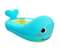 Pataugeoire Gonflable - Pataugeoire Portable, Baignoire Bébé Baleine Mignonne | Siège De Baignoire Antidérapant Anti-Fuite, Piscine Gonflable Amusement Voyage Dans Le Temps Baignoire De Voyage Épais