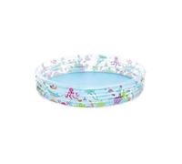 Pataugeoire Gonflable pour Enfants Trois Anneaux Deep Dive - 183 cm x 183 cm x 33 cm - Multicolore, Jouet