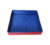 Pataugeoire pour Chien - en PVC - Pliable - en PVC - Forme carrée - avec Base antidérapante - Non Gonflable - Antidérapante - Économisez de l'espace pour la Maison, la Cour, Le Jardin en Plein air