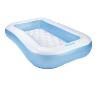 Intex Pools Pataugeoire rectangulaire gonflable 57403 Baby Pool 166x100x28 cm Blanc/Bleu