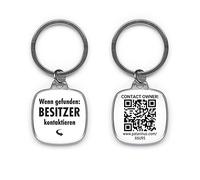 Patavinus Chercheur de clés avec code QR et application gratuite - Pendentif sans batterie pour protéger les objets de valeur dans le monde entier - Trouvez rapidement et contact anonyme (contactez